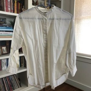 Everlane The Collarless Air Shirt - Size 4
